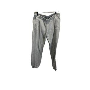 Adidas Sweatpants Joggers Womens L Gray Casual Leg Logo Gym Training